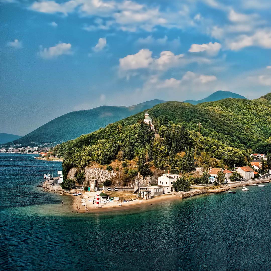 Adriatic coast of Montenegro